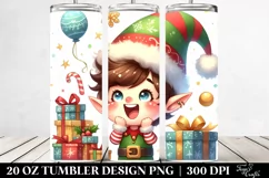 Cute Watercolor Elf 20 Oz Tumbler Product Image 2