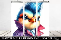 Cute Baby Bird Posing | 20 oz Tumbler Product Image 2