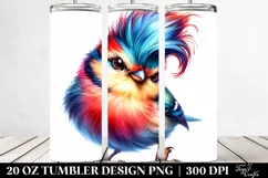 Cute Baby Bird Posing | 20 oz Tumbler Product Image 2