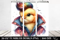 Cute Baby Chicken Posing | 20 oz Tumbler Product Image 2