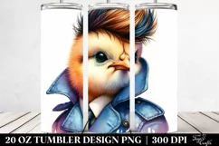 Cute Baby Chicken Model | 20 oz Tumbler Product Image 2