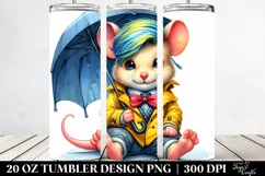 Cute Baby Mouse Sitting | 20 oz Tumbler Product Image 2
