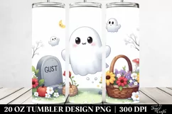 Cute Ghost Digital Art | Tshirt|Tumbler|Mug|Clipart Product Image 2