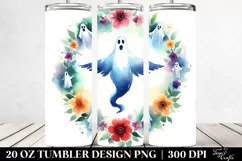 Simple Poltergeist Watercolor Tumbler | 20 oz Tumbler Product Image 2