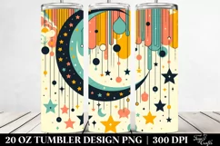 Colorful Half Moon Stars | 20 Oz Tumbler Product Image 2