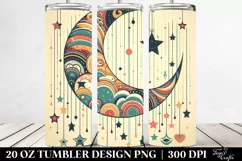 Colorful Half Moon Stars | 20 Oz Tumbler Product Image 2