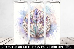 Pastel Wooden Lavender | 20 oz Tumbler Product Image 2