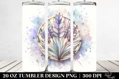Pastel Wooden Lavender | 20 oz Tumbler Product Image 2