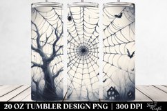 Simple Halloween Cobweb Image | 20 oz Tumbler Product Image 2