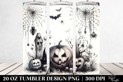 Simple Halloween Cobweb Image | 20 oz Tumbler Product Image 2