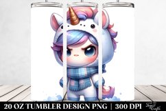 Angry Baby Unicorn 20 Oz Tumbler Product Image 2