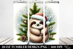 Cute Baby Sloth Clipart 20 Oz Tumbler Product Image 2