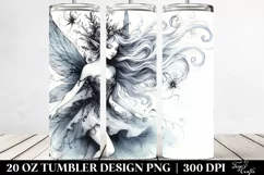 Gothic Fairy Running Clipart, Transparent 20 Oz Tumbler Product Image 2