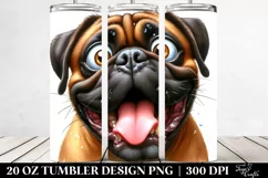 Crazy Looking Bullmastiff | 20 Oz Tumbler Product Image 2