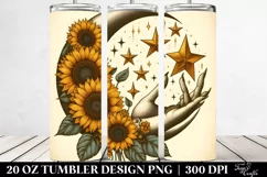 Star Sunflowers | 20 Oz Tumbler Product Image 2
