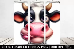 Funny Cow Portrait Big Goofy Smile Disrespectful Product Image 2