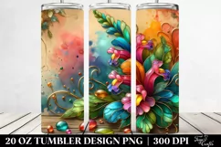 Colorful Snapdragon | 20 Oz Tumbler Product Image 2