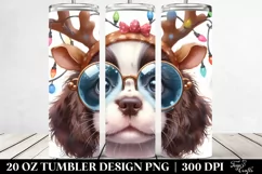 Expressive Baby Watercolor English Springer Spaniel PNG Product Image 2