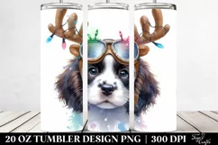 Expressive Baby Watercolor English Springer Spaniel PNG Product Image 2