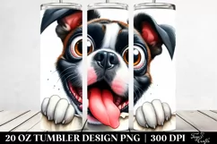 Cute Crazy Boxer Watercolor | 20 Oz Tumbler Product Image 2