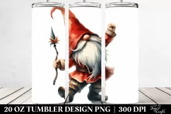 Retro Dancing Gnome Clipart, High-Res 20 Oz Tumbler Product Image 2