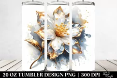Shiny Jasmine Golden Tumbler Product Image 2