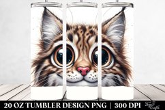 Cute Crazy Lynx Watercolor | 20 Oz Tumbler Product Image 2