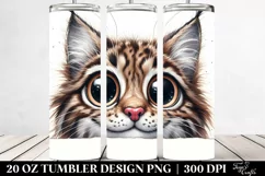 Cute Crazy Lynx Watercolor | 20 Oz Tumbler Product Image 2