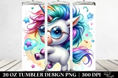 Dancing Baby Unicorn | 20 oz Tumbler Product Image 2