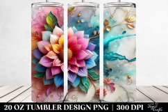 Colorful Dahlia Material Marble Background Product Image 2