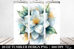 Shiny Jasmine Golden Tumbler Product Image 2