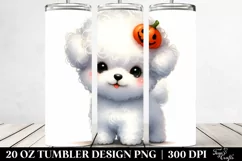 Cute Bichon Frise Halloween PNG Product Image 2