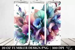 Abstract Sweet Pea Design | 20 Oz Tumbler Product Image 2