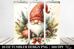 Vintage Christmas Gnome PNG Product Image 2