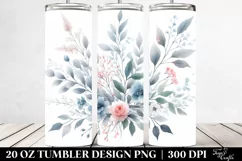 Simple Washed Watercolor | 20 oz Tumbler Product Image 2