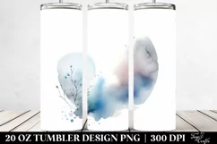 Simple Washed Watercolor | 20 oz Tumbler Product Image 2