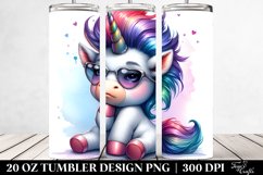 Cute Baby Unicorn Sitting | 20 oz Tumbler Product Image 2