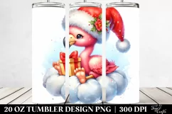 Vibrant Baby Flamingo | 20 oz Tumbler Product Image 2