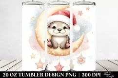 Pastel Baby Otter | 20 oz Tumbler Product Image 2