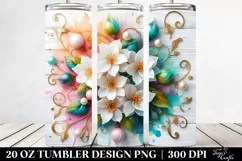 Colorful Jasmine | 20 Oz Tumbler Product Image 2