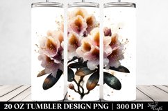 Glossy Golden Rhododendron, like | 20 Oz Tumbler Product Image 2