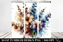 Stained Delphinium Made of | 20 Oz Tumbler Product Image 2