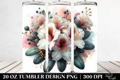 Glossy Golden Rhododendron, like | 20 Oz Tumbler Product Image 2