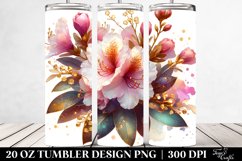Glossy Golden Rhododendron, like | 20 Oz Tumbler Product Image 2