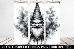 Washed Watercolor Gnome Tumbler Design Product Image 2