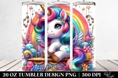 Baby Unicorn Stage. 20 oz Tumbler Design Product Image 2