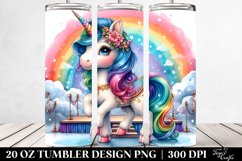 Baby Unicorn Stage. 20 oz Tumbler Design Product Image 2