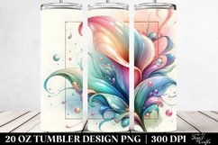 Retro Calla Lily Tumbler | 20 oz Tumbler Product Image 2