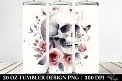 Skull Gothic Art | Tshirt|Tumbler|Mug|Clipart Product Image 2