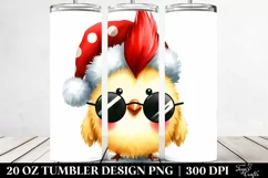 Cute Chicken with Punk Haircut Clipart Product Image 2